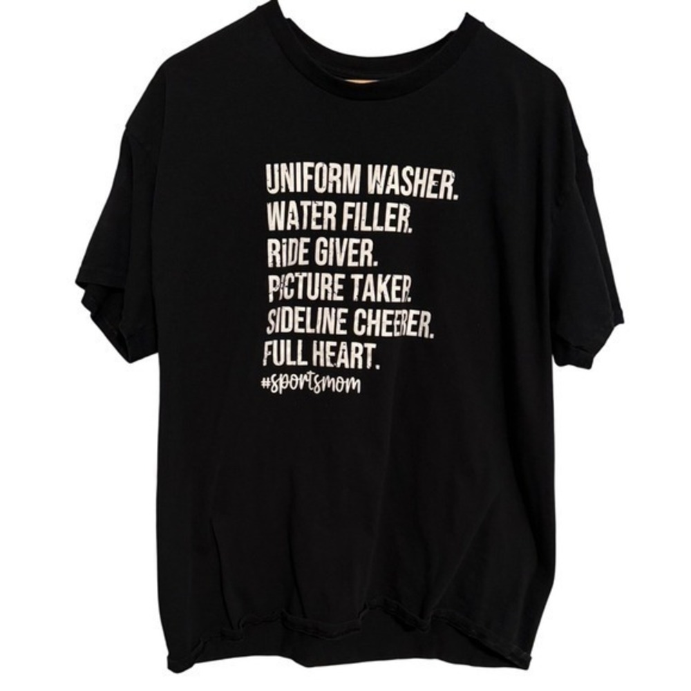 Gildan Sports Mom T-Shirt Graphic Tee Uniform‎ Washer Water Filler XL - Picture 2 of 4